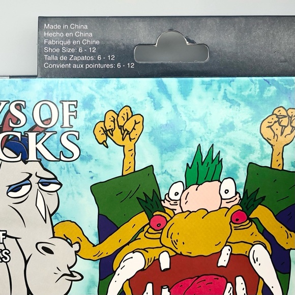 NEW Nickelodeon 15 days of Socks (Men’s Shoe Size 6-12) - Picture 7 of 7